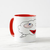 Personalisierte, kundenspezifische Kaffeebeutel mi Tasse (Vorderseite Links)