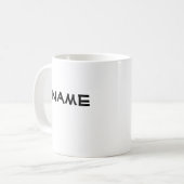 Personalisierte kundenspezifische kaffeetasse (Vorderseite Links)