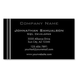 Personalisierte kundenspezifische magnetische visitenkarte