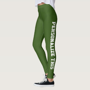 Personalisierte, kundenspezifische Markendarstellu Leggings