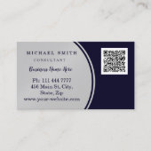 Personalisierte kundenspezifische QR-Logo-Geschäft Visitenkarte (Vorderseite)