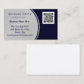 Personalisierte kundenspezifische QR-Logo-Geschäft Visitenkarte (Vorne/Hinten)