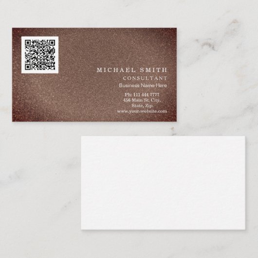 Personalisierte kundenspezifische QR-Logo-Geschäft Visitenkarte (Vorne/Hinten)