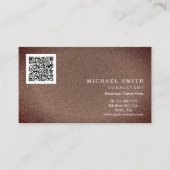 Personalisierte kundenspezifische QR-Logo-Geschäft Visitenkarte (Vorderseite)