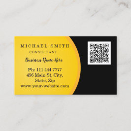 Personalisierte kundenspezifische QR-Logo-Geschäft Visitenkarte