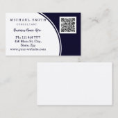 Personalisierte kundenspezifische QR-Logo-Geschäft Visitenkarte (Vorne/Hinten)