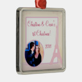 Personalisierte kundenspezifische silbernes ornament (Rechts)