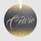 Personalisierte kundenspezifische Verzierung des Ornament (Rückseite)