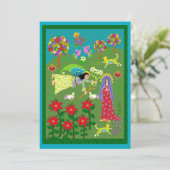 Personalisierte Kündigung von Folk Art (Stehend Vorderseite)