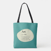 Personalisierte Kunst-Definitions-Tasche Tasche (Rückseite)