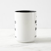 Personalisierte Kunst mit Text Tasse (Zentrum)