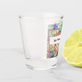 Personalisierte künstlerische Farbe Schnapsglas (Links)