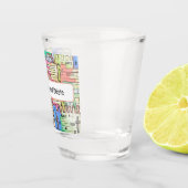 Personalisierte künstlerische Farbe Schnapsglas (Rechts)