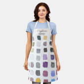 Personalisierte künstlerische Schürze (Getragen)
