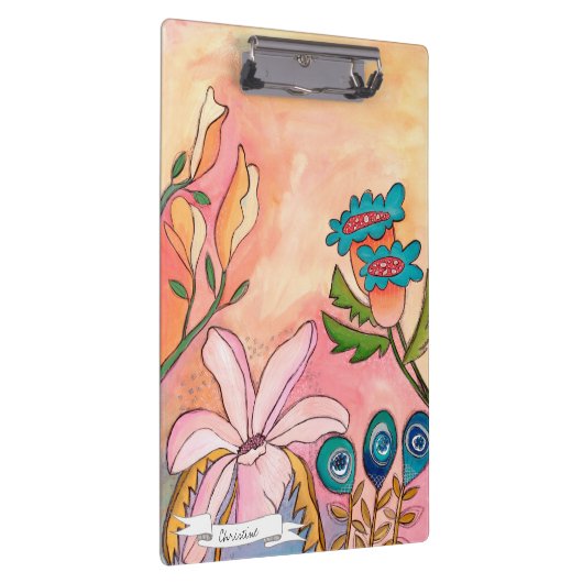 Personalisierte Kunstmalerei Klemmbrett (Rechts)