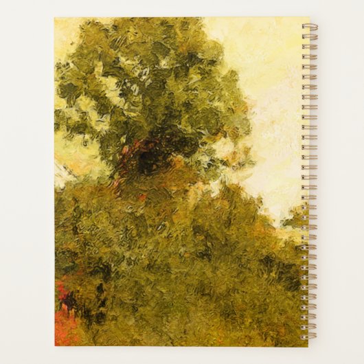 Personalisierte Kunstmalerei Planer (Rückseite)