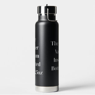 Personalisierte Kupfer-Vakuumisolierte 25oz Schwar Trinkflasche