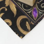 Personalisierte Kuscheldecke  Fleecedecke (Ecke)