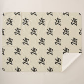 Personalisierte Kuscheldecke für Frauen oder Kinde Sherpadecke (Vorderseite (Horizontal))