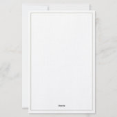 Personalisierte Küstenpalme Briefpapier (Rückseite)