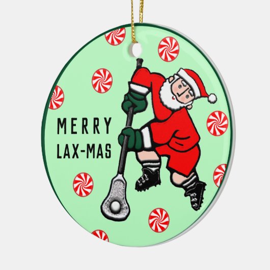 Personalisierte Lacrosse Collectible Keramik Ornament (Links)