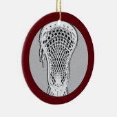 Personalisierte Lacrosse Collectible Keramik Ornament (Rechts)