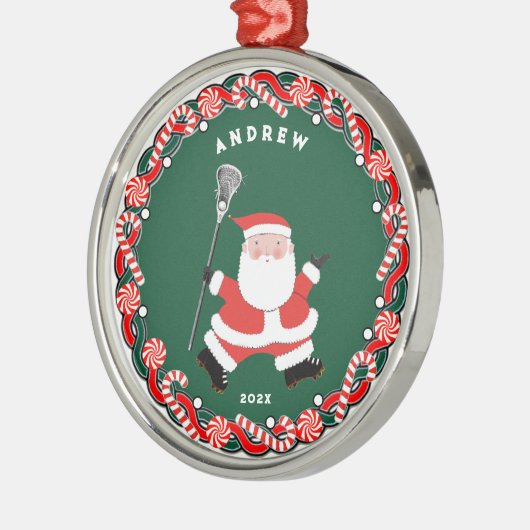 Personalisierte Lacrosse Collectious Keramik oder Ornament Aus Metall (Links)