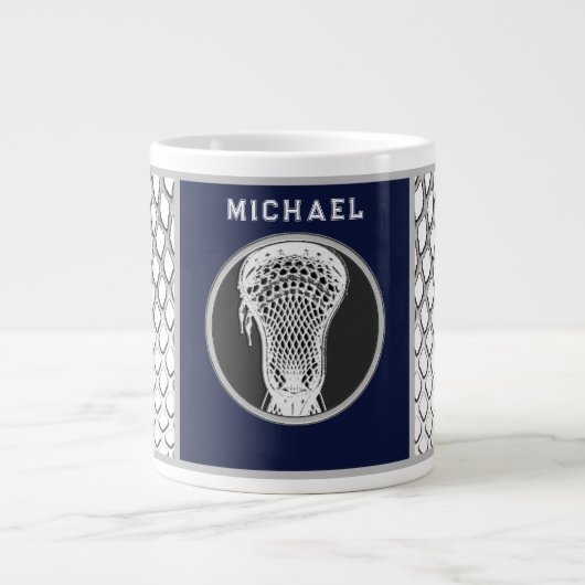 Personalisierte Lacrosse Collectious Riant Coffee Jumbo-Tasse (Vorderseite)