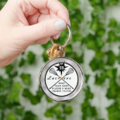 Personalisierte Lacrosse-Geschenke für Senioren Schlüsselanhänger (Hand)