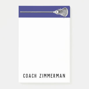 Personalisierte Lacrosse-Geschenke Notizen