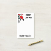 Personalisierte Lacrosse-Geschenke Notizen (Auf Schreibtisch)