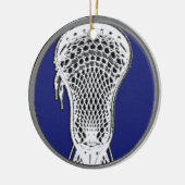 Personalisierte Lacrosse Keepake Keramik Ornament (Links)