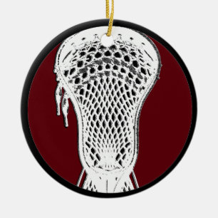 Personalisierte Lacrosse Keepake Keramik Ornament