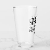 Personalisierte Lacrosse Player ADD-Teamnummer Glas (Rechts)