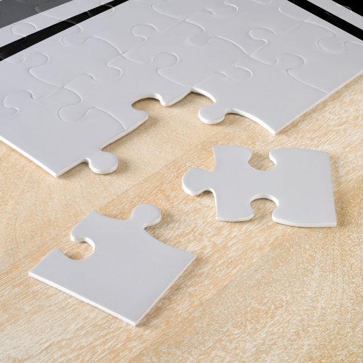 Personalisierte Lacrosse Player ADD-Teamnummer Puzzle (Seite)