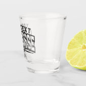 Personalisierte Lacrosse Player ADD-Teamnummer Schnapsglas (Rechts)