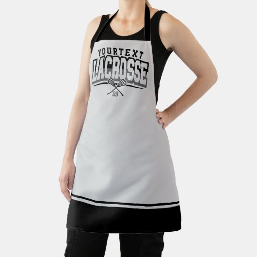 Personalisierte Lacrosse Player ADD-Teamnummer Schürze (InSitu)