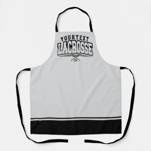 Personalisierte Lacrosse Player ADD-Teamnummer Schürze