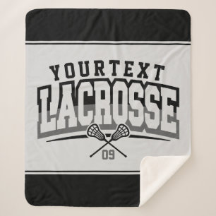 Personalisierte Lacrosse Player ADD-Teamnummer Sherpadecke