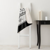 Personalisierte Lacrosse Player ADD-Teamnummer Sherpadecke (Beispiel)