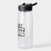 Personalisierte Lacrosse Player ADD-Teamnummer Trinkflasche (Links)