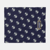 Personalisierte Lacrosse Sports Fleecedecke (Vorderseite (Horizontal))