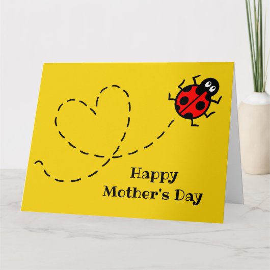 Personalisierte Ladybird Ladybug Day Card Karte (Vorderseite)