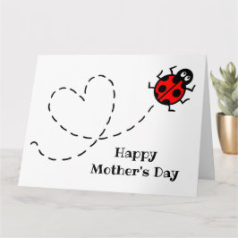 Personalisierte Ladybird Ladybug Day Card Karte
