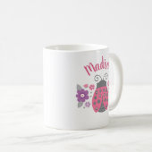 Personalisierte Ladybug-Tasse Kaffeetasse (VorderseiteRechts)