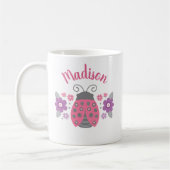 Personalisierte Ladybug-Tasse Kaffeetasse (Links)