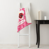 Personalisierte Ladybugs, rosa Sherpadecke (Beispiel)