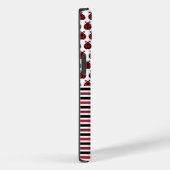 Personalisierte Ladybugs & Strips-Handy-Fall Case-Mate iPhone Hülle (Rückseite / Rechts)