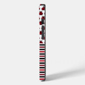 Personalisierte Ladybugs & Strips-Handy-Fall Case-Mate iPhone Hülle (Rückseite / Links)