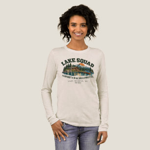Personalisierte Lake Squad Junggesellinnenparty Tri-Blend Shirt